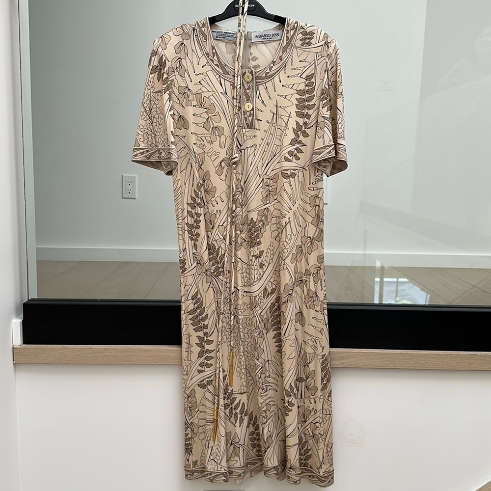 Averardo Bessi dress 100% silk midi length
